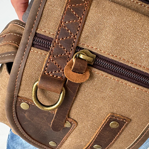 Sac en cuir nubuck de fauconnerie, tendance et très vendu, de haute qualité, sur mesure, design professionnel, HAMII APPARELS, logo personnalisé - Product Image 3