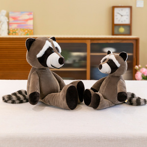 Jouets en peluche d'animaux de la jungle et de la forêt, 25-35 cm, nombreux types d'animaux, lion, éléphant, girafe, tigre, animaux sauvages en peluche - Product Image 3