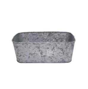 Maceta Rectangular de Hierro Hecha a Mano, Personalizada, Superventas, Color Gris, para Decoración del Hogar y Bodas - Product Image 2