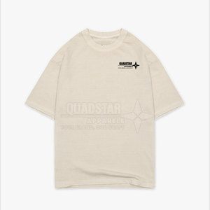 เสื้อยืดแฟชั่นดีไซน์ล่าสุด ทรงโอเวอร์ไซส์ ยูนิเซ็กซ์ ผ้าฝ้ายฟลีซ 100% บริการรับผลิตแบบ OEM สกรีนโลโก้ ระบายอากาศได้ดี - Product Image 1