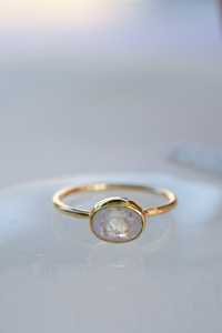 Golden <b>Moonstone</b> <b>Ring</b> Gold Plated Over 925 Sterling Silver Handmade June Birthstone Boho Bohemian Jewelry Gift Idea For Her - Product Image 3