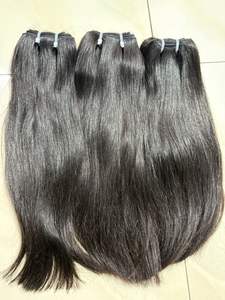 Cuticule crue en vrac de cheveux indiens vierges Remy non transformés pour tresser les styles de vague profonde lâche de vague naturelle cheveux de qualité supérieure - Product Image 5