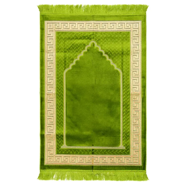 パキスタンホット販売祈りマット非常に細かいプリントパターン快適な祈りの敷物卸売価格ポータブル旅行祈りマット