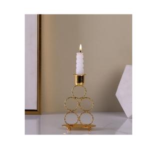 Bougeoirs modernes minimalistes en métal pour bougies chauffe-plat, coniques et cylindriques, idéaux pour la décoration de la maison, du bureau et de la chambre à coucher - Product Image 6