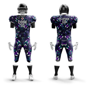 Hot Sale Custom Logo American <b>Football</b> Jersey Set for Boys Factory Rate Breathable Uniforms Plus Size Low <b>Price</b> Short Sleeves - Product Image 4