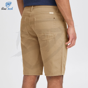 Shorts unisexes de haute qualité pour hommes, solides, à séchage rapide, en stock, logo personnalisé, 100% coton à bas prix - Product Image 3