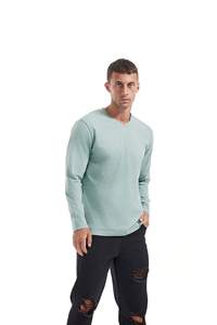 T-shirts pour hommes 100% coton Tissu tricoté de haute qualité avec logo personnalisé Service OEM Motif de lettres personnalisées en vente - Product Image 5