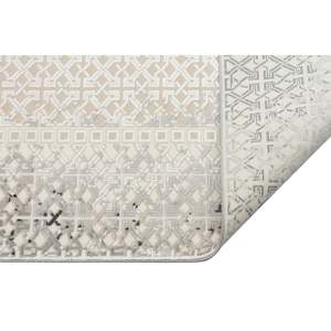 Tapis moderne multicolore Netline PR006 Perre, 60% viscose, 40% acrylique, pour chambre à coucher, bureau et chambre d'enfant, tapis Home Depot - Product Image 3