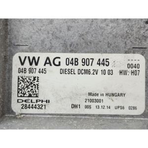 Centralina Motore ECU SKODA Fabia Sedan 3a Serie 04B907445 CUTA Diesel 1422 (15>21) - Product Image 3