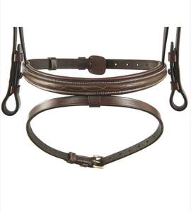 Para Hunter Bridle y Cavesson Bridle en marrón/Havana COB Cuero genuino Brida de caballo Directo del fabricante - Product Image 3