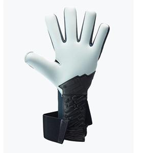 Gants de gardien de but professionnel vert néon et noir paume en latex anti-dérapant gants de gardien de football durables pour match - Product Image 2