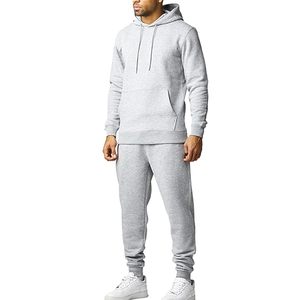 Chándales de invierno con capucha lisos de gran tamaño personalizados de moda para hombres, chándal informal transpirable de calidad superior - Product Image 1