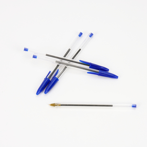 Commercio all'ingrosso 1.0mm penna a sfera per la scuola & ufficio Design classico di qualità con corpo in plastica personalizzabile Logo penna - Product Image 5