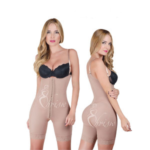 20111 FAJAS TEE Body <span class=keywords><strong>Faja</strong></span> <span class=keywords><strong>con</strong></span> <span class=keywords><strong>tirantes</strong></span> extraíbles Piernas medias Nuevo gancho de alta compresión Ojos Compresión Fajas Coloridas - Product Image 2