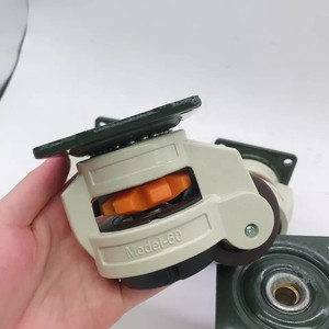 Hot Wheels GD60F Altura ajustable Nivelación Castor Carcasa de aleación de aluminio con material de nylon para gabinetes - Product Image 4