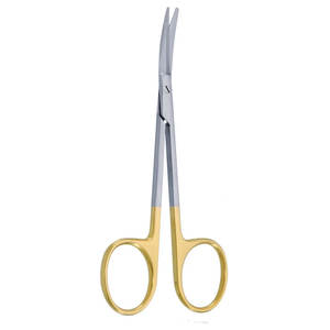 Ciseaux durables en carbure de tungstène 12cm lames incurvées tranchant longue durée Instruments médicaux chirurgicaux manuels MOL sécurité - Product Image 6