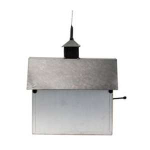 บ้านนกเหล็กชุบสังกะสีงานทำมือคุณภาพระดับพรีเมี่ยมออกแบบมาสำหรับการใช้งานกลางแจ้งที่ยาวนานและการทำรังนก - Product Image 2