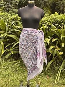 ผ้าโสร่งผ้าฝ้ายพิมพ์ลายด้วยมือปกปารีโอชายหาดผ้าโสร่งทำจากผ้าฝ้าย - Product Image 5