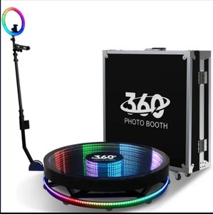 ขายเครื่องถ่ายภาพ 360 องศา พร้อมแท่นกระจกสำหรับงานปาร์ตี้ ไฟ RGB ซอฟต์แวร์แอพควบคุมระยะไกล กล้องหมุนอัตโนมัติ 360 องศา - Product Image 1