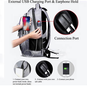 Hombres Mujeres Vida Diaria Viaje Logotipo Personalizado 8 Color Puro Impermeable Estudiante Mochila Bolsa al aire libre Paquete Bolsas - Product Image 5