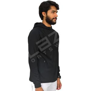 Streetwear pour hommes Fabricant de coupe-vent Veste imperméable Logo personnalisé Pull à capuche avec demi-fermeture éclair Sweats à capuche coupe-vent - Product Image 1