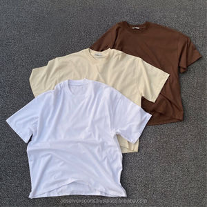 Camiseta Corta Personalizada de Alta Calidad, Corte Regular, Informal, 100% Algodón, Ecológica, Transpirable, Lisa, Personalizable para Hombre - Product Image 2