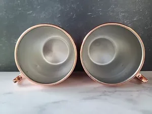 Luxury Handcrafted 100% Pure Copper Moscow Mule Mug <b>Set</b> Mini Size for <b>Cocktails</b> at Home Includes Gift Box & Care Guide - Product Image 3