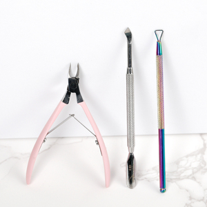 Cortador de cutículas profesional, herramientas de manicura con herramienta de cuidado de uñas de doble resorte para manicura y pedicura, pinza para cutículas - Product Image 1