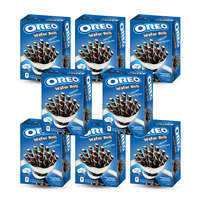 Rouleaux de gaufrettes croustillantes de type Oreo en gros avec garniture à la crème vanillée, emballage en boîte de haute qualité, caractéristique du glucose