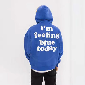 Le Pakistan a fait un motif solide à la mode bouffée impression sweats à capuche pour hommes personnalisé hiver couleurs de base bas prix de base - Product Image 3