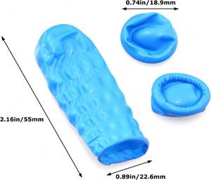 Reparación electrónica hecha a mano <span class=keywords><strong>de</strong></span> látex <span class=keywords><strong>de</strong></span> nitrilo condones <span class=keywords><strong>de</strong></span> goma para dedos Protector <span class=keywords><strong>de</strong></span> dedos cubiertas <span class=keywords><strong>de</strong></span> dedos cuna - Product Image 2