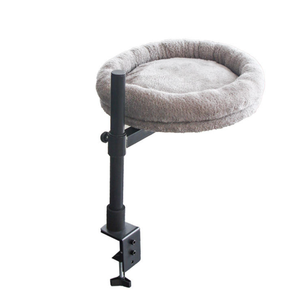 Cama Colgante para Gatos con Diseño Compacto para Escritorio, con <span class=keywords><strong>Poste</strong></span> Rascador Integrado para Trabajo Remoto - Product Image 2