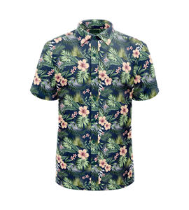 เสื้อเชิ้ตผ้าโพลีเอสเตอร์มีกระดุมแบบลำลองสำหรับผู้ชายแห้งเร็วป้องกันริ้วรอยสำหรับใช้ในชีวิตประจำวันและสำนักงาน - Product Image 5