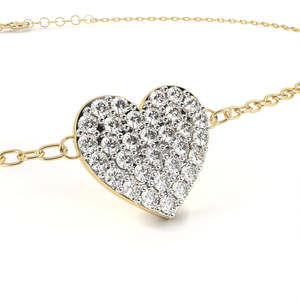 18K <b>Gold</b> Lab Grown Diamond Bracelet Beautiful Diamond <b>Bangles</b> - Product Image 5