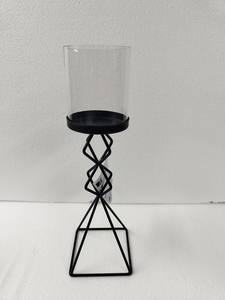 Bougeoir en Métal de Haute Qualité en Aluminium Nickel Couleur Bougeoir pour Décorations de Table Candélabres en Métal - Product Image 2