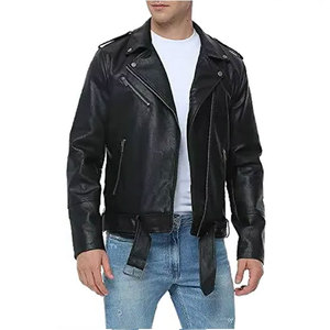 Veste en cuir de course de moto pour hommes, coupe-vent de haute qualité, imprimé, fermeture éclair, capuche amovible pour toutes les saisons, OEM Factory Direct - Product Image 6