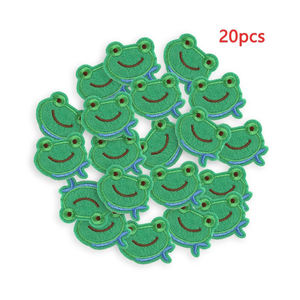 12 pièces mignon brodé tournesol abeille papillon animaux patchs avec tissu et résine pour jean chapeaux sacs vêtements - Product Image 3