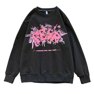 Sudadera de peso pesado para hombre, jersey de trabajo informal personalizado, sudaderas con logotipo bordado de algodón, sudaderas con capucha sueltas - Product Image 5