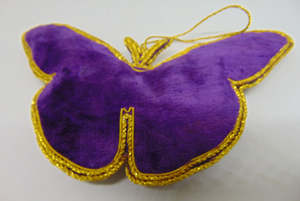 Adornos colgantes de Navidad de lujo Forma cuadrada Brillo bordado a todo color Cuentas Zari Personalización Directo de fábrica Alto - Product Image 3