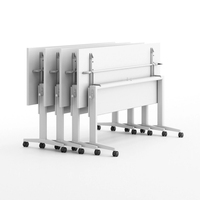 Table de formation pliable Table de salle de réunion Mobilier de bureau mobile Poste de travail