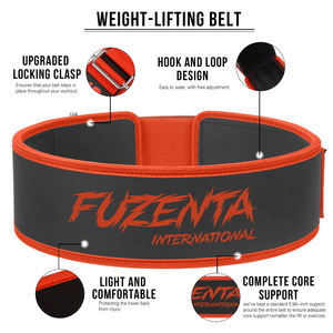 Nouvelles ceintures de musculation en nylon à verrouillage rapide, avec logo personnalisé, soutien dorsal, ceinture d'entraînement pour la musculation et la remise en forme, ceinture à verrouillage rapide - Product Image 4