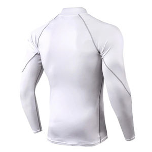 Haut de compression sport taille haute pour homme T-shirt de gymnastique à manches longues à séchage rapide pour musculation et course à pied Fitness Rashguard - Product Image 6