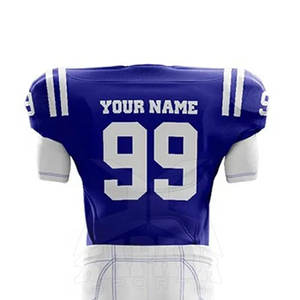 Camiseta de entrenamiento de fútbol americano de la mejor calidad, conjuntos transpirables de manga corta de talla grande al por mayor - Product Image 5