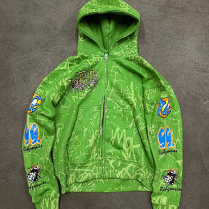 เสื้อมีฮู้ดแบบสวมหัวสำหรับผู้ชายเสื้อฟลีซแบบคลาสสิก100% ปรับแต่งได้ (ผ้าฝ้าย-โพลีเอสเตอร์ผสม) 280กับ300 GSM - Product Image 1