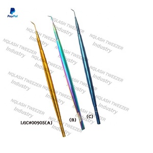 New <b>Rainbow</b> Lash Lift Tools for Lash Lift Stainless Steel Separation Custom logo Lash Lift Tools NQLASH Tweezers - Product Image 3