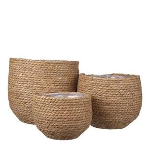Vente chaude en ligne Ensemble de paniers en jute Ensemble de 2 paniers en jonc de mer pour la cuisine et la chambre à coucher Logo privé - Product Image 5