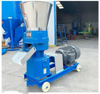 Machine à granulés d'aliments 9KLP-180, 5 kW, petite machine à granulés d'aliments pour volailles, pour poulets, canards, bovins, moutons, élevage