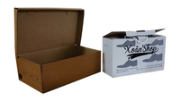 Cajas de zapatos de papel de cartón con logotipo personalizado, alta calidad, nuevas