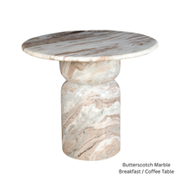 Table à manger sur piétement en marbre exotique, base en pierre artistique, couleur personnalisée, design moderne minimaliste de luxe, mobilier de salle à manger