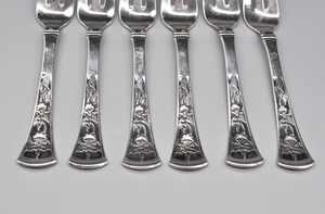 Elegant Silver Plated Brass and Steel Fork Set <b>Mirrored</b> Stainless Material Durable for Daily Dining Special Occasions Serving - Product Image 5